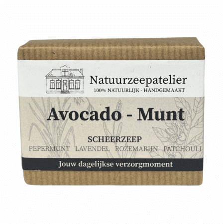 natuurlijke ambachtelijke scheerzeep pepermunt lavendel duurzaam alternatief scheerschuim