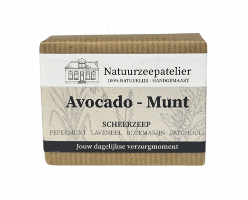 natuurlijke ambachtelijke scheerzeep pepermunt lavendel duurzaam alternatief scheerschuim